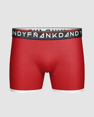 Frank Dandy 5-P St Pauls Bamboo Boxerkalsonger - Grå/Röd/Navy/Svart