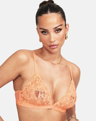Frank Dandy Fab-u-lace Logo Bh - Soft Coral