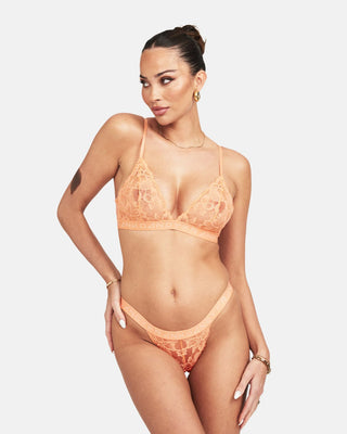 Frank Dandy Fab-u-lace Logo Bh - Soft Coral