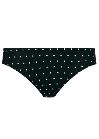 Freya Jewel Cove Bikini Brief - Svart/Vit Diamantmönster snygg bikini brief från Freya 