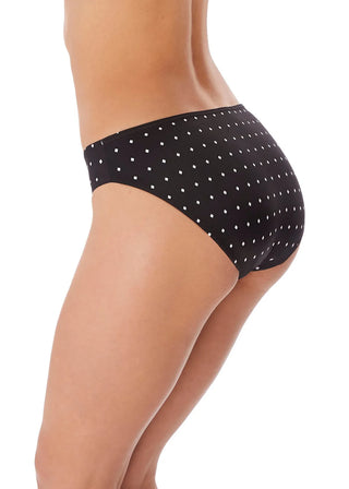 Freya Jewel Cove Bikini Brief - Svart/Vit Diamantmönster snygg bikini brief från Freya 