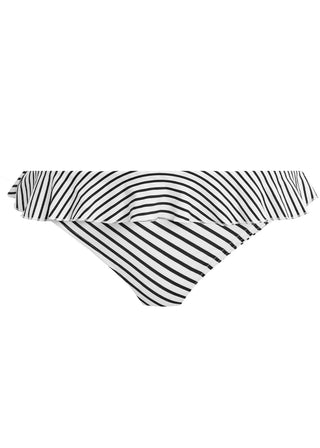  Freya Jewel Cove Italini Bikini Brief - Vit/Svart Randig snygg bikini brief från Freya 