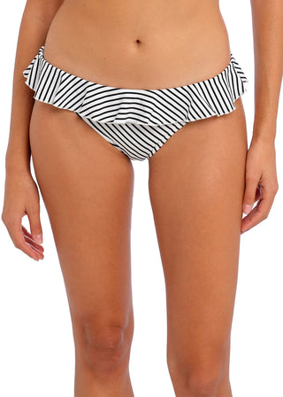  Freya Jewel Cove Italini Bikini Brief - Vit/Svart Randig snygg bikini brief från Freya 