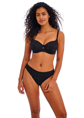Freya Nomad Nights Black Bikini Brief - svart snygg bikini trosa i svart