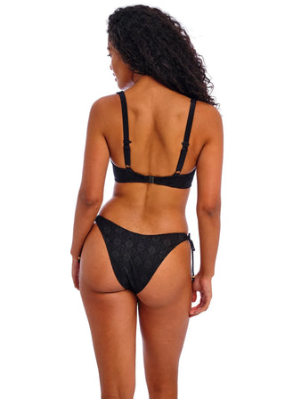 Freya Nomad Nights Black High Leg Bikini Brief - Svart snygg bikini trosa