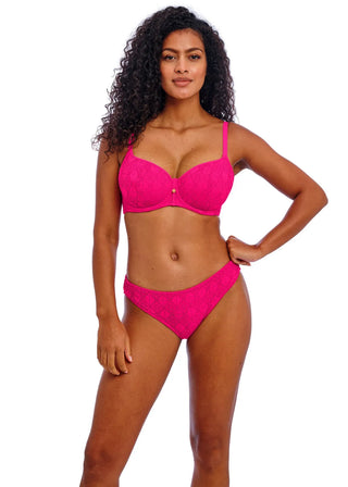Freya Nomad Nights Fuchsia Bikini Brief - Rosa snygg bikini trosa