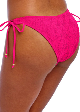Freya Nomad Nights Fuchsia High Leg Bikini Brief - Rosa snygg bikini trosa