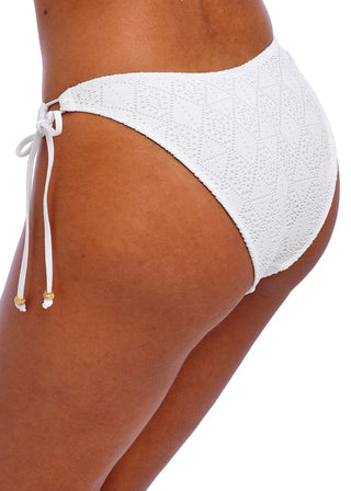 Freya Nomad Nights High Leg Bikini Brief - Vit snygg bikini trosa  vit