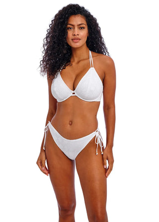 Freya Nomad Nights Uw Halter Bikini Bh-Topp vit. Snygg mönstrad bikinitoppfrån freya 