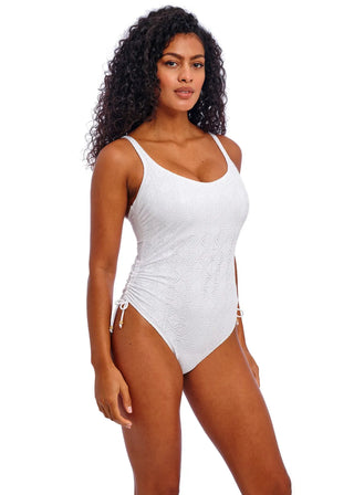 Freya Nomad Nights White Uw Swimsuit - Vit Snygg baddräkt  i vit