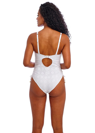 Freya Nomad Nights White Uw Swimsuit - Vit Snygg baddräkt  i vit