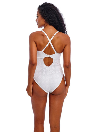 Freya Nomad Nights White Uw Swimsuit - Vit Snygg baddräkt  i vit
