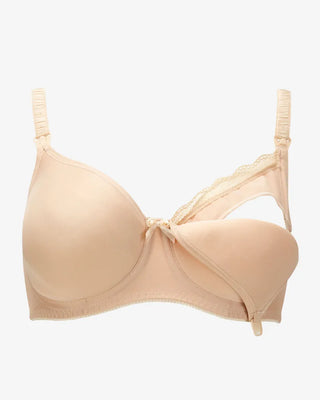 Freya Pure Uw Moulded Amnings Bh - Beige, bilden visar amings Bh:n funktioner 