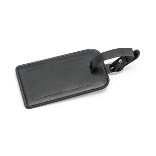 North Pioneer Bagagetagg Classic - Svart med Text    fotad mot en vit bakgrund 