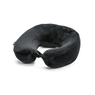 North Pioneer Memory Foam Nackkudde - Svart  fotad mot en vit bakgrund 