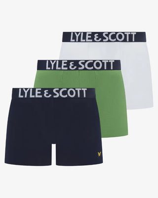 Lyle & Scott Daniel Kalsonger 3-Pack - Shale Green/Bright White/Peacoat