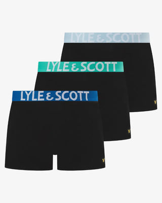 Lyle & Scott Daniel Kalsonger 3-Pack - Black Multi Waistbands