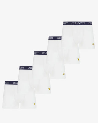 Lyle & Scott Miller Kalsonger 5-Pack - Bright White