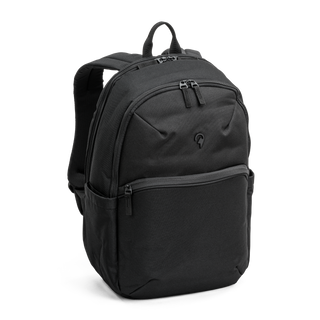 North Pioneer Flight Backpack - Svart  ryggsäck med flera dragkedjefack och vadderade axelremmar, perfekt för vardag och laptopförvaring.
