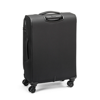 North Pioneer Lounge Mellanstor Resväska 65 cm - Svart  teleskophandtag, 360° hjul och TSA-lås – idealisk för resor och handbagage.