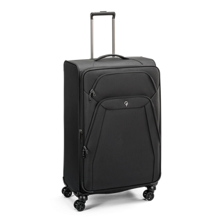 North Pioneer Lounge Stor Resväska 79 cm - Svart  teleskophandtag, 360° hjul och TSA-lås – idealisk för resor och handbagage.