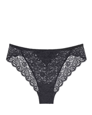 Triumph Amourette Highleg Tai Trosa - Svart fotad med vit bakgrund