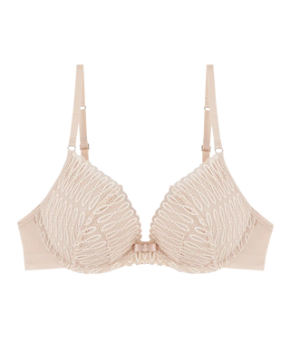 Frilagd produktbild av Triumphs push-up-bh Aura Spotlight – stilren och feminin design i Oeko-Tex®-certifierat, behagligt material.”