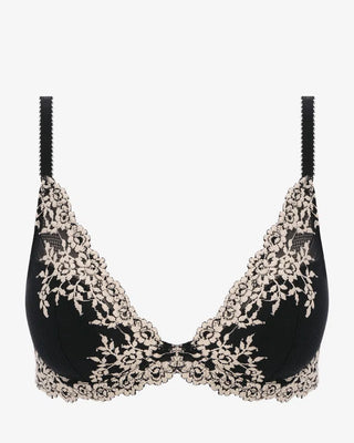Wacoal Embrace Lace Plunge Bh - Svart/Vit