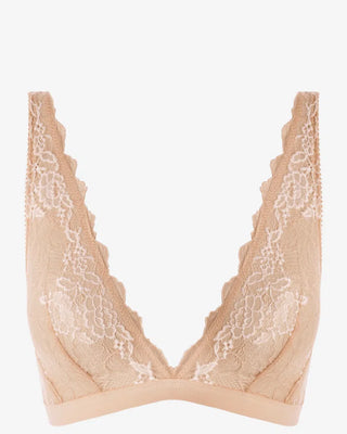Wacoal Lace Perfection Non Wired Bralette Bh - Brun/Beige
