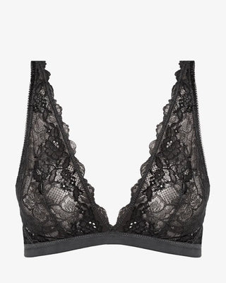 Wacoal Lace Perfection Non Wired Bralette Bh - Svart