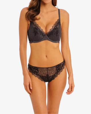 Wacoal Lace Perfection Plunge Bh Med Push - Svart