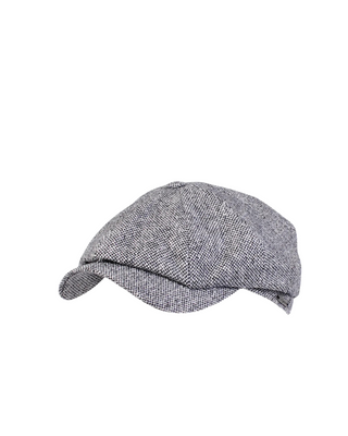 Wigéns Newsboy Classic Keps - Ljusgrå   fotad mot en vit/grå bakgrund 