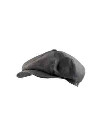 Wigéns Newsboy Retro Keps – Mörk oliv härlig retro herrkeps från wigéns fotad mot en vit bakgrund