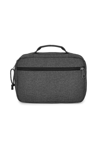 Eastpak Road Kit Necessär - Black Denim, fotad mot en vit bakgrund.