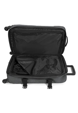 Eastpak Trans4 Mellanstor Resväska 70cm - Black Denim, fotad mot en vit bakgrund.