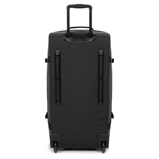 Eastpak Duffel Pack L Resväska Med Hjul - Tarp Black, fotad mot en vit bakgrund.
