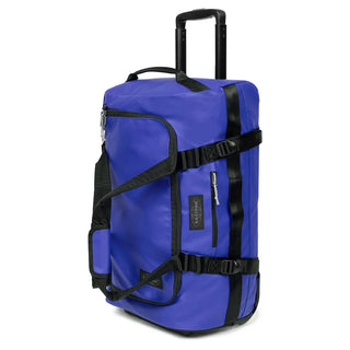 Eastpak Duffel Pack S Kabinväska Med Hjul - Tarp Blue, fotad mot en vit bakgrund.
