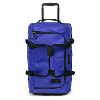 Eastpak Duffel Pack S Kabinväska Med Hjul - Tarp Blue, fotad mot en vit bakgrund.