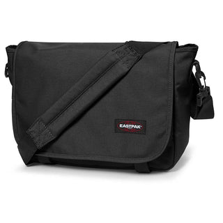 Eastpak JR Axelremsväska - Black, fotad mot en vit bakgrund.
