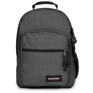 Eastpak Morius Ryggsäck - Black Denim, fotad mot en vit bakgrund.