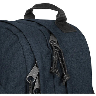Eastpak Morius Ryggsäck - Triple Denim, fotad mot en vit bakgrund.