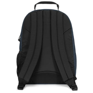 Eastpak Morius Ryggsäck - Triple Denim, fotad mot en vit bakgrund.