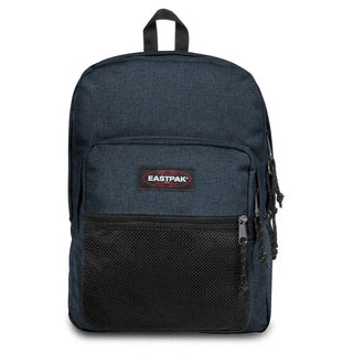 Eastpak Pinacle Ryggsäck - Triple Denim, fotad mot en vit bakgrund.