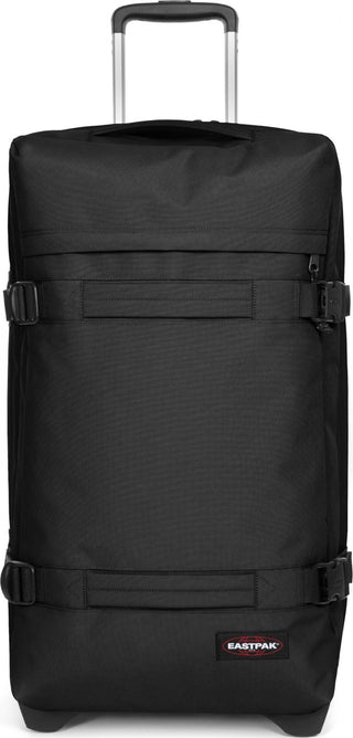 Eastpak Transit'R Stor Resväska - Black, fotad mot en vit bakgrund.