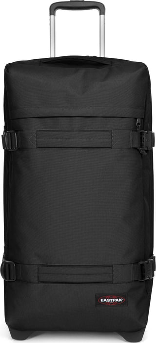 Eastpak Transit'R Mellanstor Resväska - Black, fotad mot en vit bakgrund.