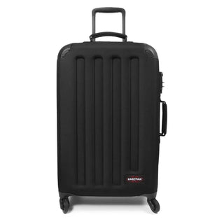 Eastpak Tranzshell Mellanstor Resväska 67cm - Black, fotad mot en vit bakgrund.
