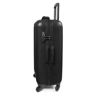 Eastpak Tranzshell Mellanstor Resväska 67cm - Black, fotad mot en vit bakgrund.