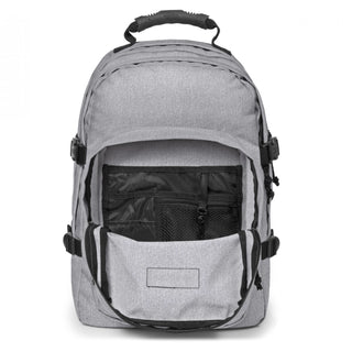 Eastpak Provider Ryggsäck - Sunday Grey, fotad mot en vit bakgrund.