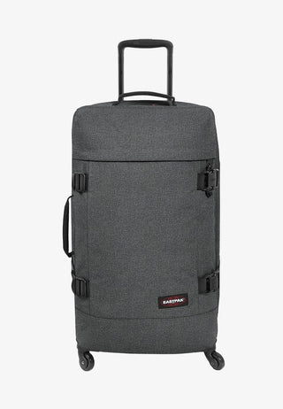 Eastpak Trans4 Mellanstor Resväska 70cm - Black Denim, fotad mot en vit bakgrund.