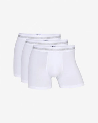 JBS 3-pack FSC Bamboo boxerkalsonger i vitt – miljövänliga och sköna basunderkläder i tidlös design